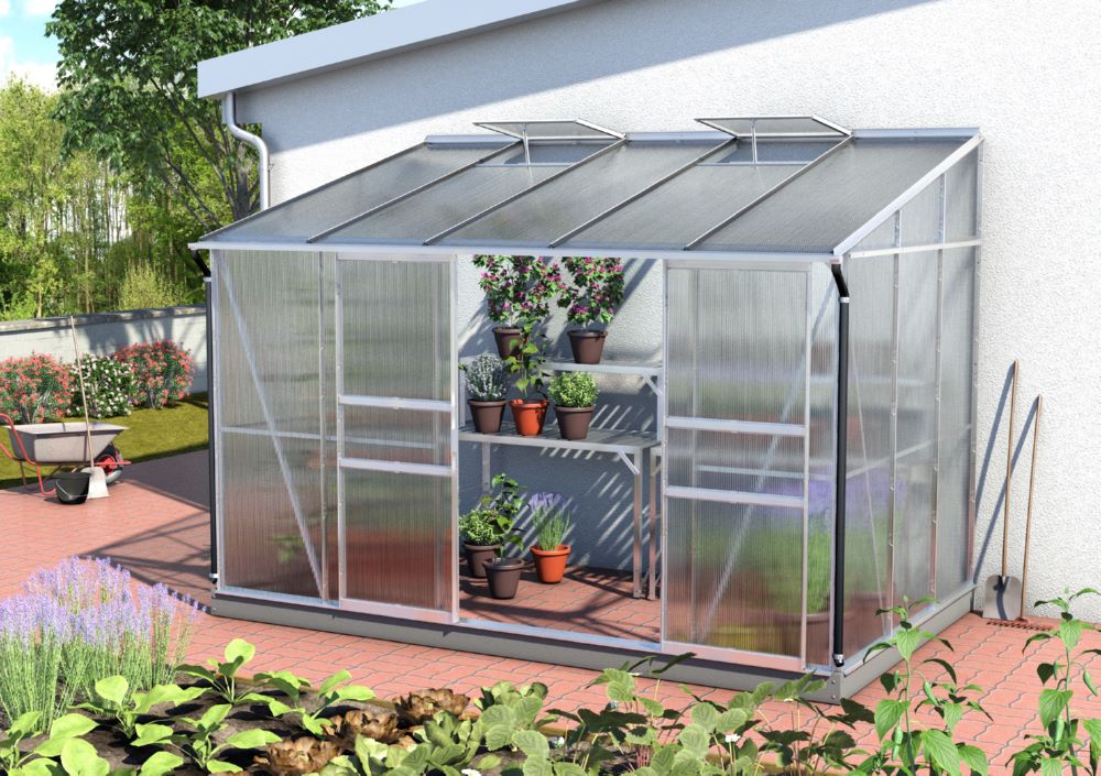 Produktbild Vitavia Ida Anlehngewächshaus 6500 HKP 2014 x 3243 mm Alu