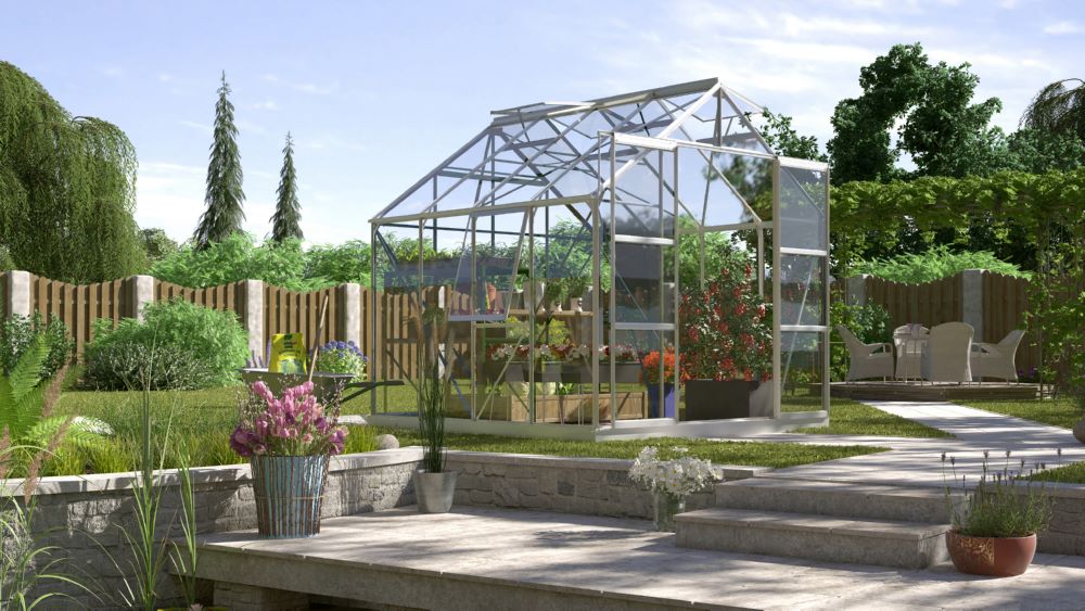 Produktbild Vitavia Jupiter 6700 ESG 3 mm alu Breite 2570 x Länge 2580 mm