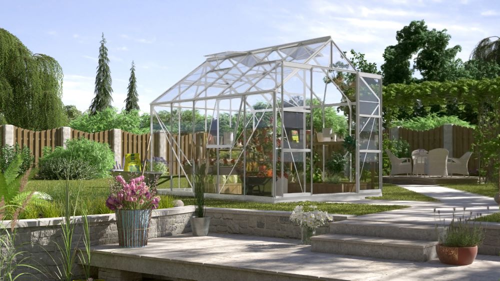 Produktbild Vitavia Jupiter 8300 ESG 3 mm alu Länge 3210 x Breite 2570 mm