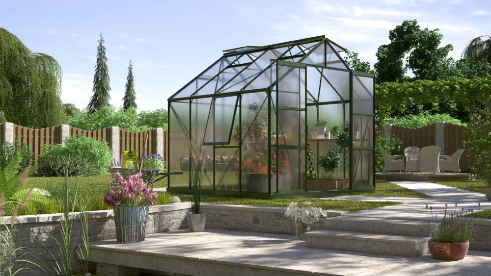 Produktbild Vitavia Gewächshaus Jupiter 6700 HKP 4 mm smaragd