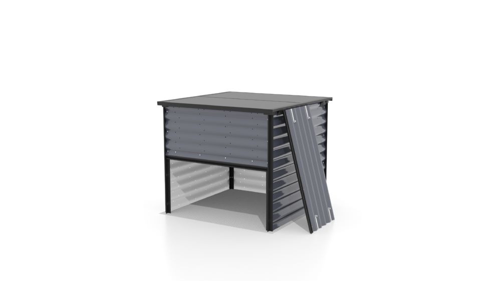 Produktbild Vitavia Komposter Tami granit schwarz 992 x 992 mm bild 4