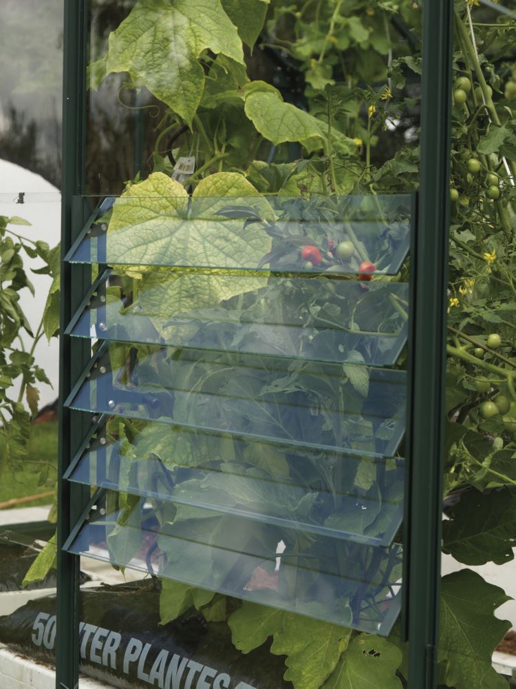 Produktbild Vitavia Lamellen Wandfenster smaragd mit ESG 3 mm bild 2