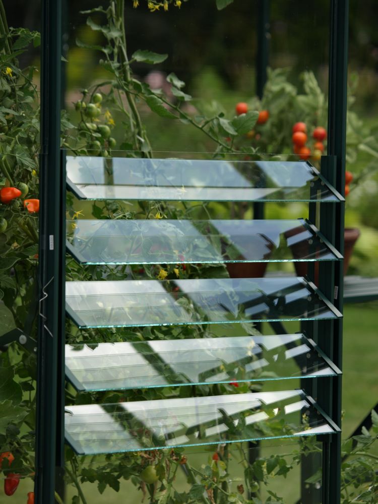 Produktbild Vitavia Lamellen Wandfenster smaragd mit ESG 3 mm