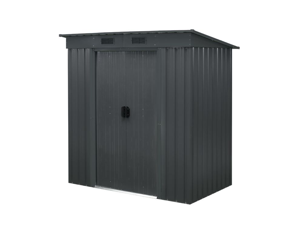 Produktbild Pergart Gerätehaus Leipzig II 64 anthrazit 1740 x 1100 mm bild 7