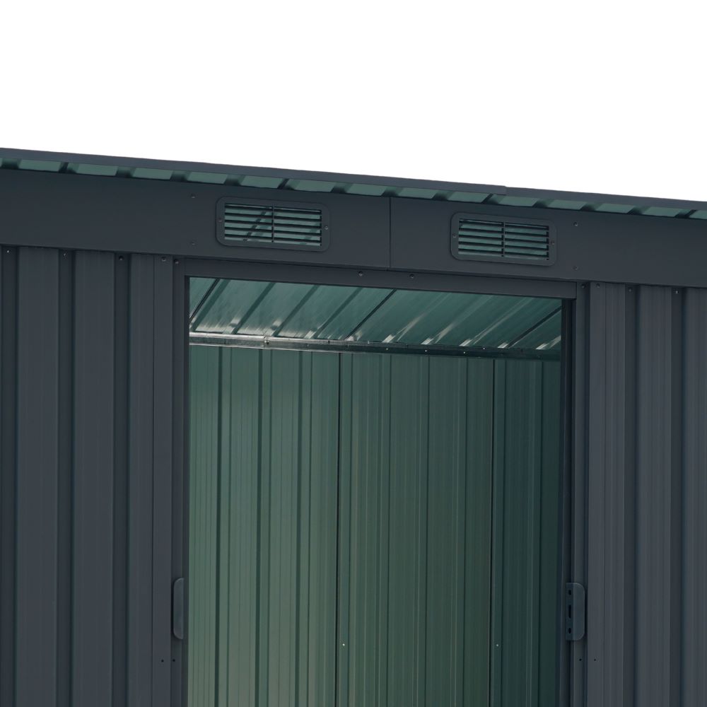 Produktbild Pergart Gerätehaus Leipzig II 84 anthrazit 2170 x 1110 mm bild 6