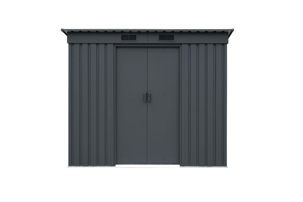 Produktbild Pergart Gerätehaus Leipzig II 84 anthrazit 2170 x 1110 mm