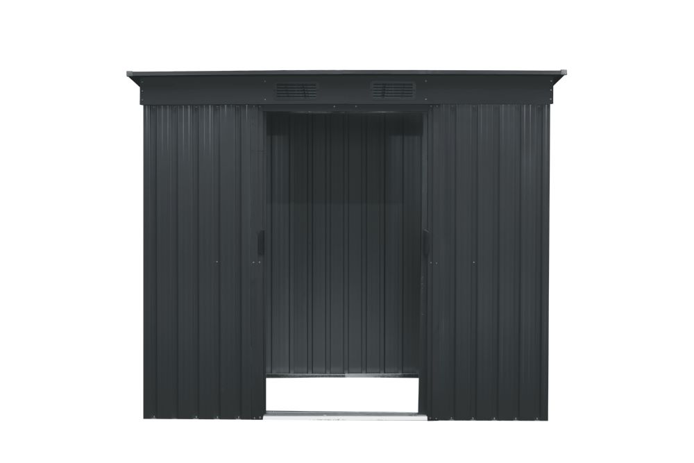 Produktbild Pergart Gerätehaus Leipzig II 84 anthrazit 2170 x 1110 mm bild 7