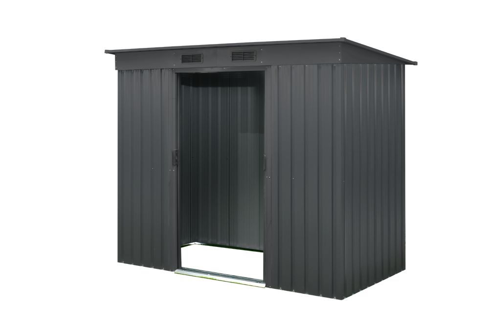 Produktbild Pergart Gerätehaus Leipzig II 84 anthrazit 2170 x 1110 mm bild 8