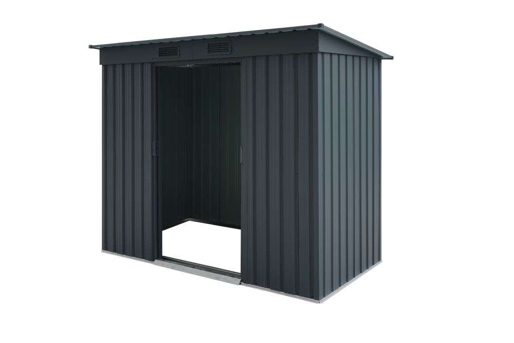 Produktbild Pergart Gerätehaus Leipzig II 84 anthrazit 2170 x 1110 mm bild 9