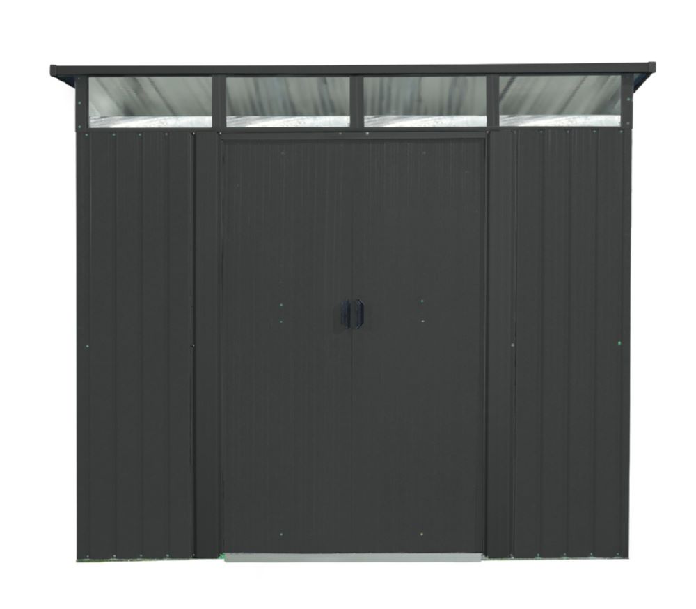 Produktbild Pergart Gerätehaus Lübeck 86 anthrazit 2380 x 1940 mm