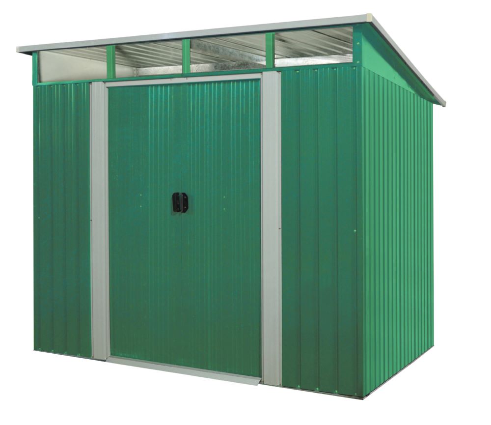 Produktbild Pergart Gerätehaus Lübeck 86 tanne weiß 2380 x 1940 mm bild 5