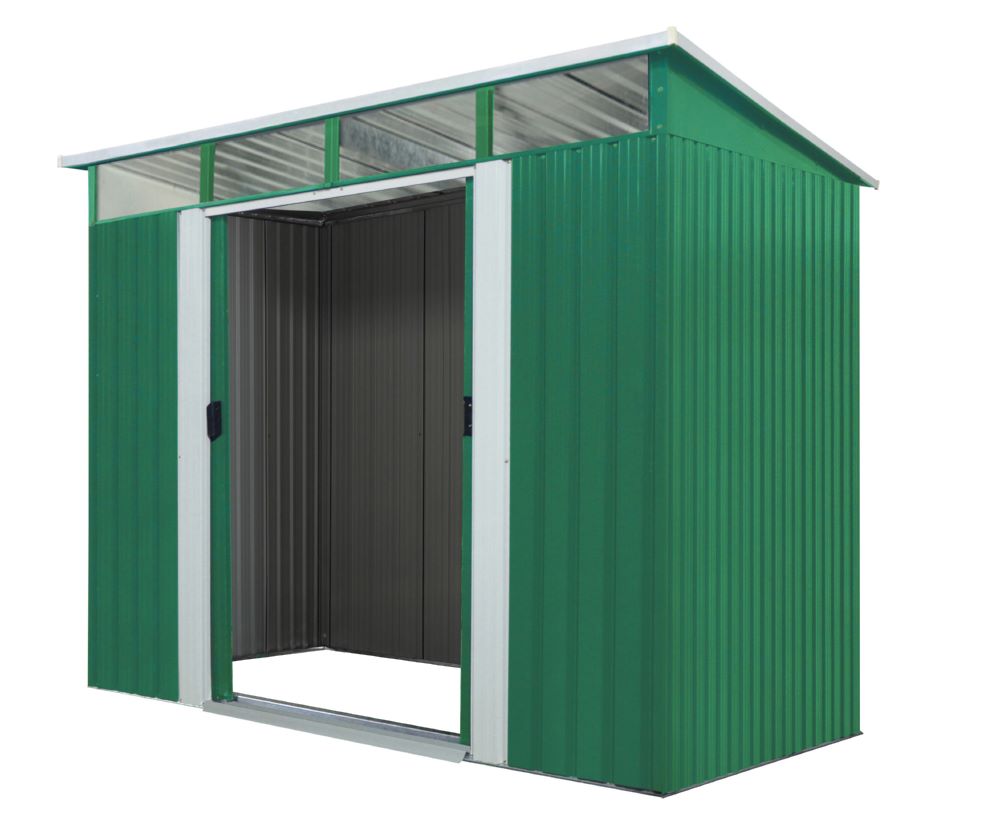 Produktbild Pergart Gerätehaus Lübeck 86 tanne weiß 2380 x 1940 mm bild 6