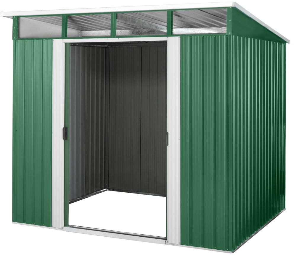 Produktbild Pergart Gerätehaus Lübeck 89 tanne weiß 2780 x 2380 mm bild 3