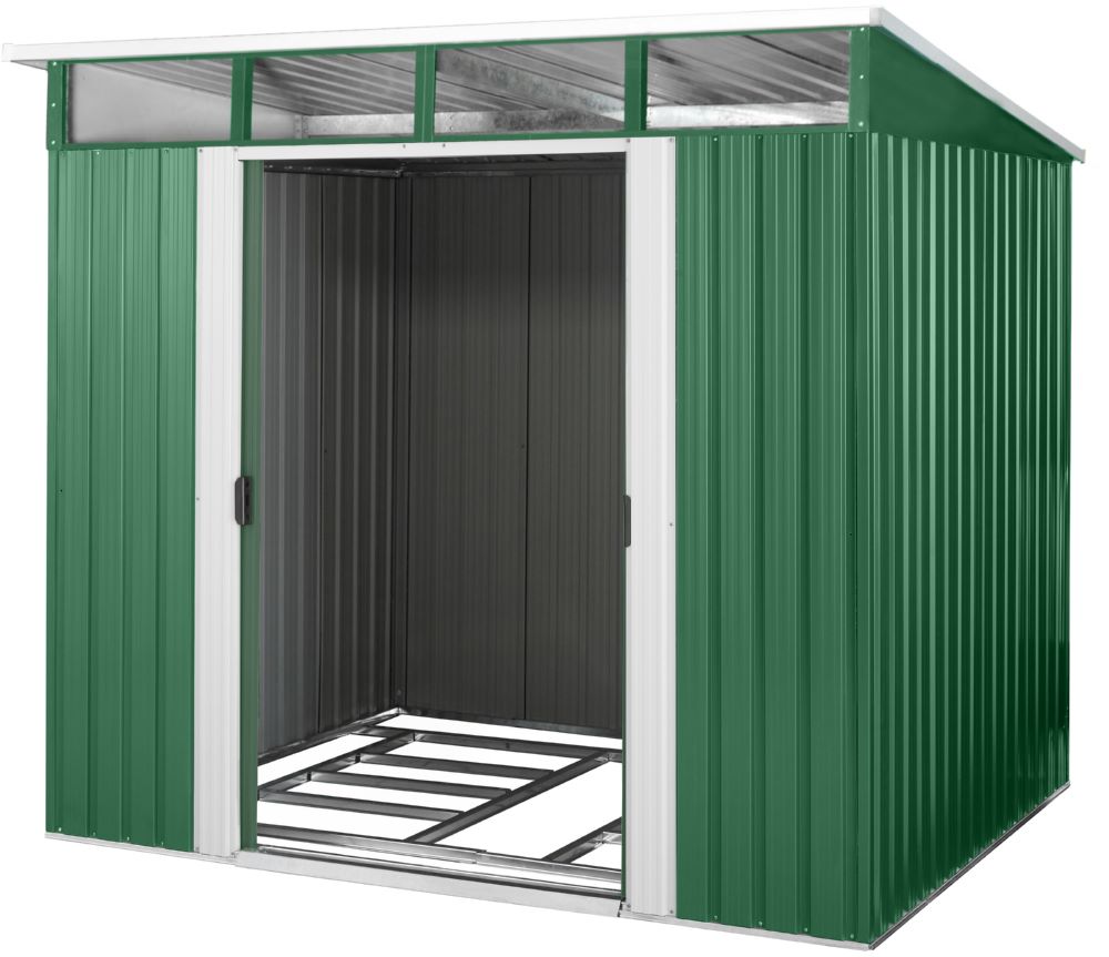 Produktbild Pergart Gerätehaus Lübeck 89 tanne weiß 2780 x 2380 mm bild 4