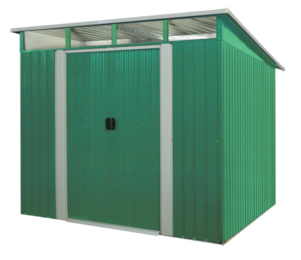 Produktbild Pergart Gerätehaus Lübeck 89 tanne weiß 2780 x 2380 mm bild 5