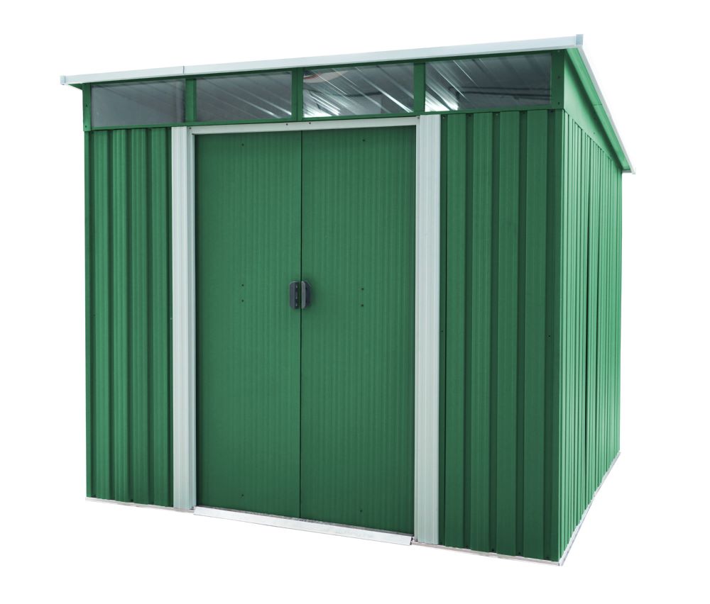 Produktbild Pergart Gerätehaus Lübeck 89 tanne weiß 2780 x 2380 mm bild 6