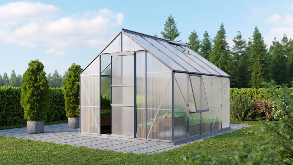 Produktbild Vitavia Gewächshaus Meridian 1 8300 HKP 6 mm Traufe 1374 mm