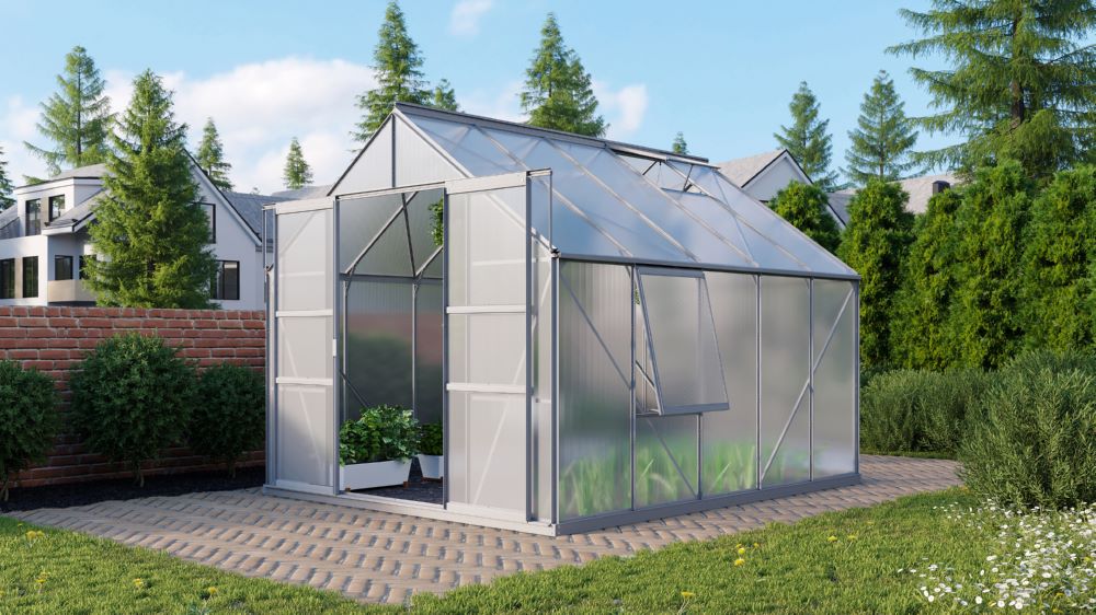 Produktbild Vitavia Gewächshaus Meridian 2 8300 Maße 3210 x 2570 mm bild 5