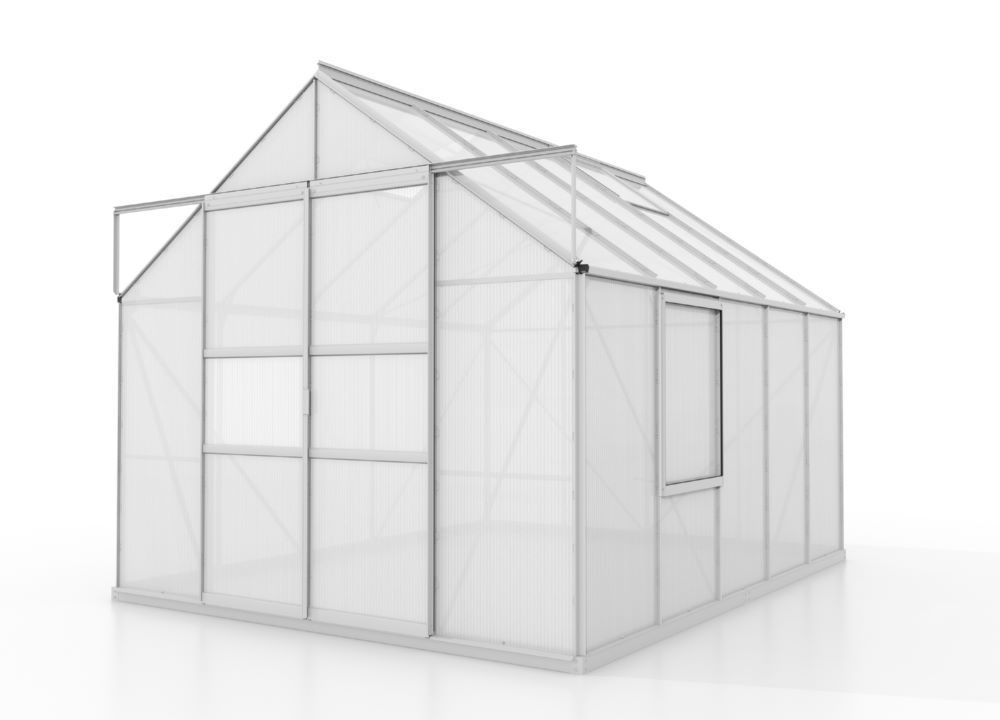 Produktbild Vitavia Gewächshaus Meridian 2 8300 Maße 3210 x 2570 mm