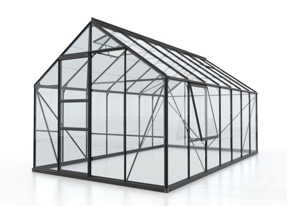 Produktbild Vitavia Gewächshausbausatz Meridian 1 11500 Maße 4450 x 2570 mm