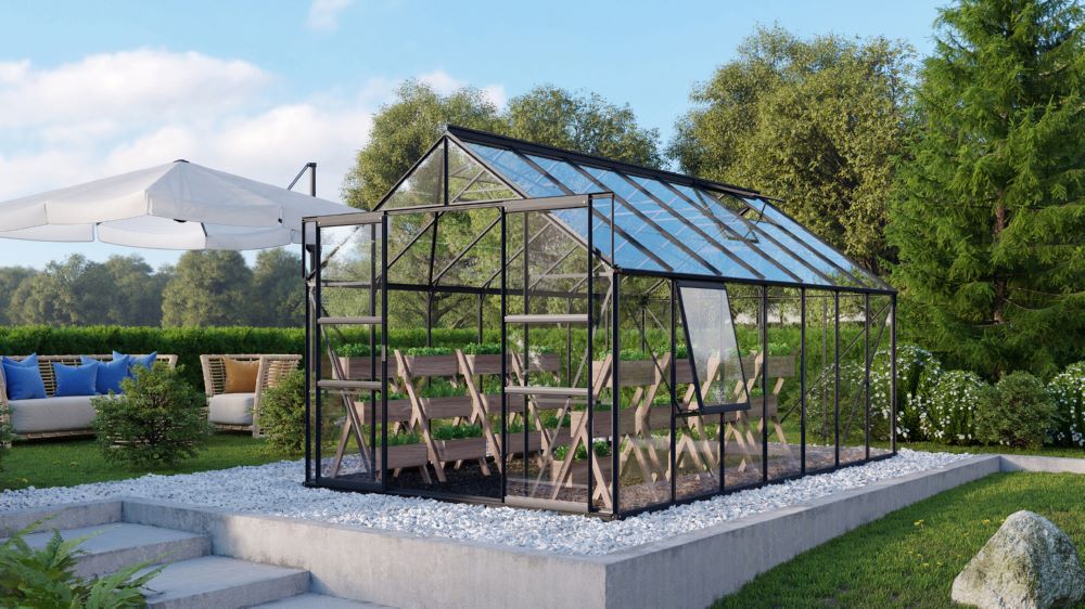 Produktbild Vitavia Meridian 2 11500 ESG 3 mm Breite 2570 mm schwarz bild 2