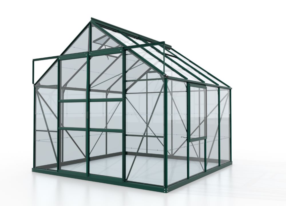 Produktbild Vitavia Gewächshaus Meridian 2 6700 ESG 3 mm Traufenhöhe 1374 mm