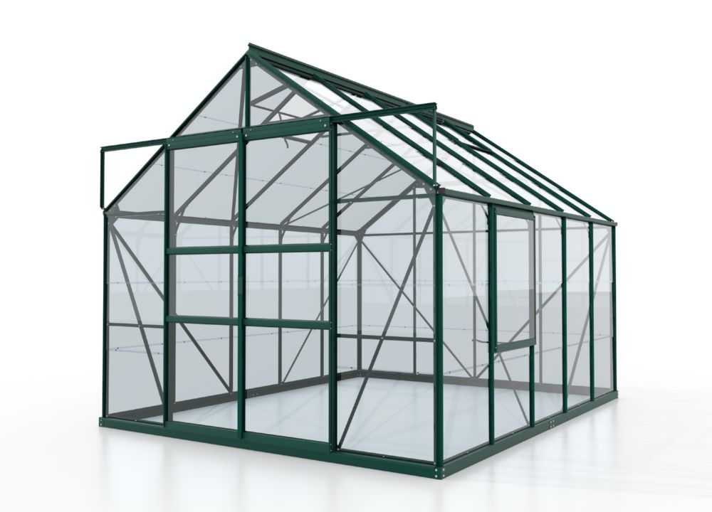 Produktbild Vitavia Gewächshaus Meridian 2 8300 alu Traufe 1374 mm