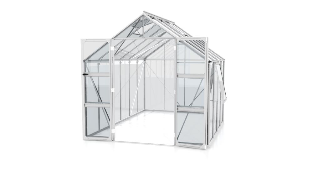 Produktbild Vitavia Gewächshaus mit Doppelschwingtüren Olymp 6700 ESG 3 mm bild 2