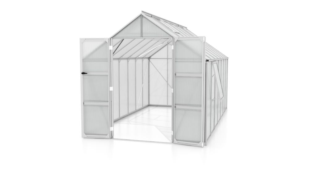 Produktbild Vitavia Gewächshaus Olymp 11500 HKP 4 mm Breite 2570 mm Doppelschwingtüren