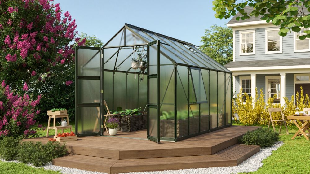 Produktbild Vitavia Gewächshaus Olymp 9900 HKP 4 mm smaragd bild 2