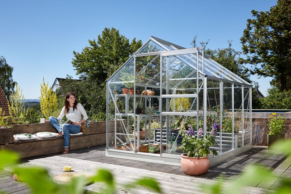 Produktbild Vitavia Gewächshaus Planet 5000 ESG 3 mm 2570 x 1950 mm bild 3