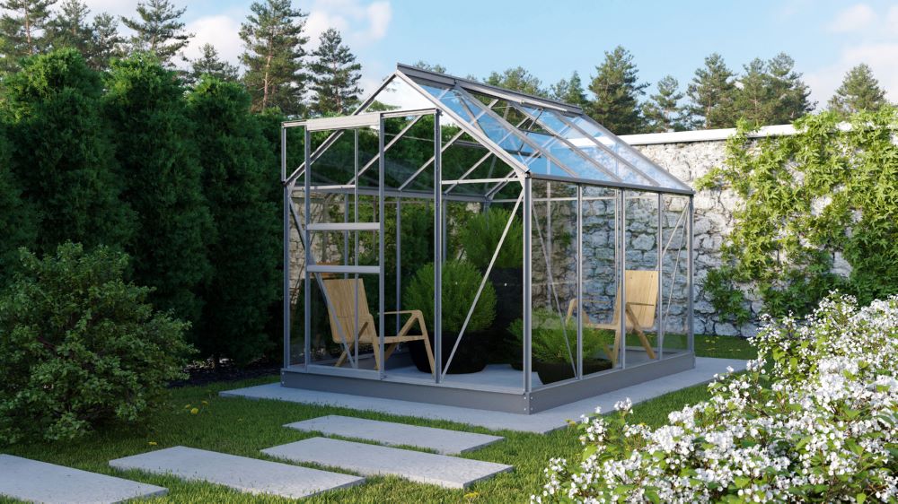 Produktbild Vitavia Gewächshaus Planet 5000 ESG 3 mm 2570 x 1950 mm bild 4