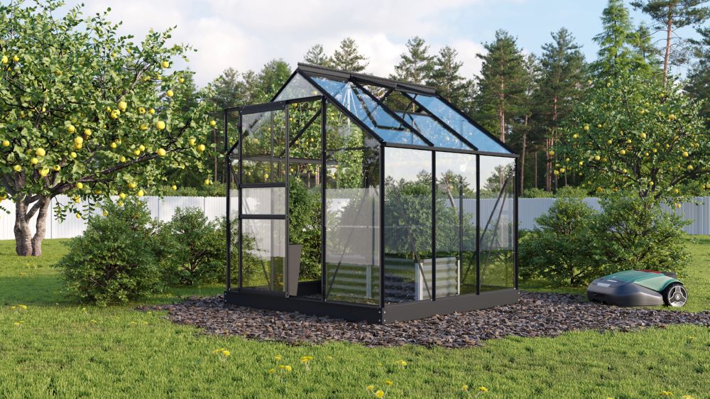 Produktbild Vitavia Planet 3800 ESG 3 mm schwarz - Set Breite 1950 x Länge 1950 mm