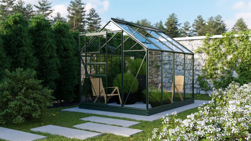 Produktbild Vitavia Gewächshaus Set Planet 5000 ESG 3 mm smaragd