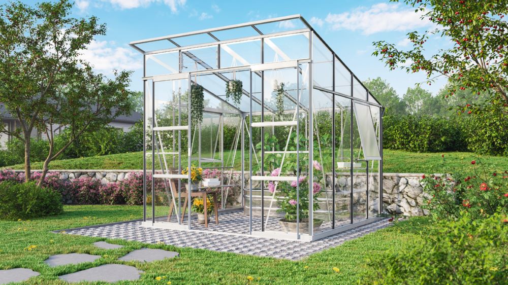 Produktbild Vitavia Gewächshausbausatz Playa 7600 2916 x 2580 mm bild 2