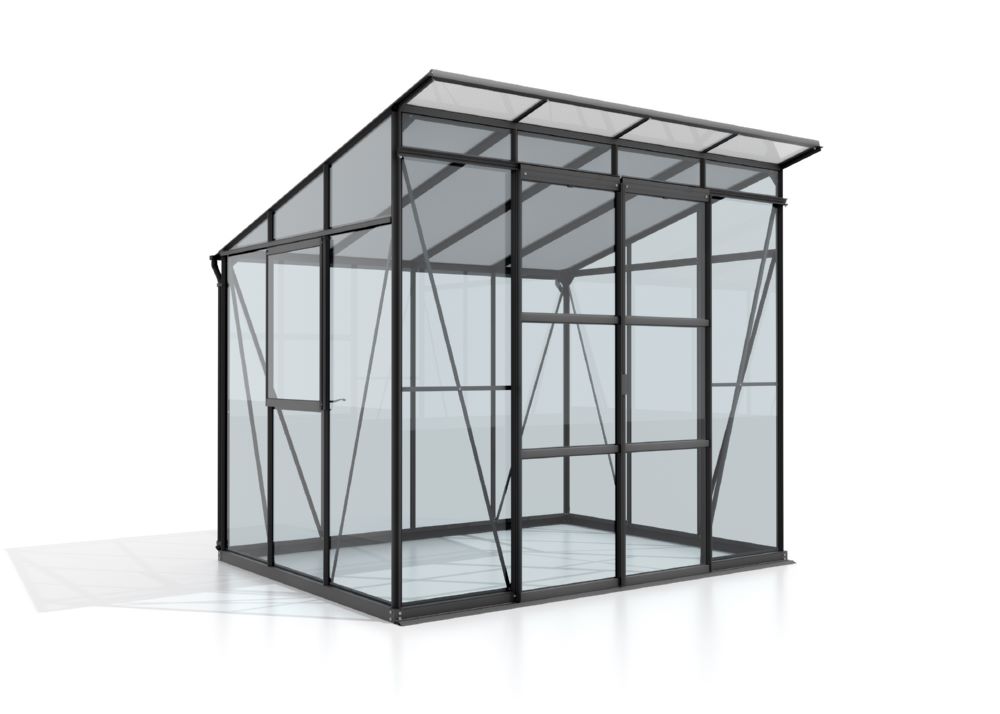 Produktbild Vitavia Gewächshausbausatz Playa 5900 Höhe Traufe 1746 mm