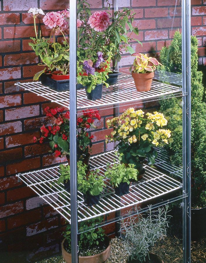 Produktbild Vitavia Regalset für Anlehnhaus Modelle 900 und 1300 alu bild 2