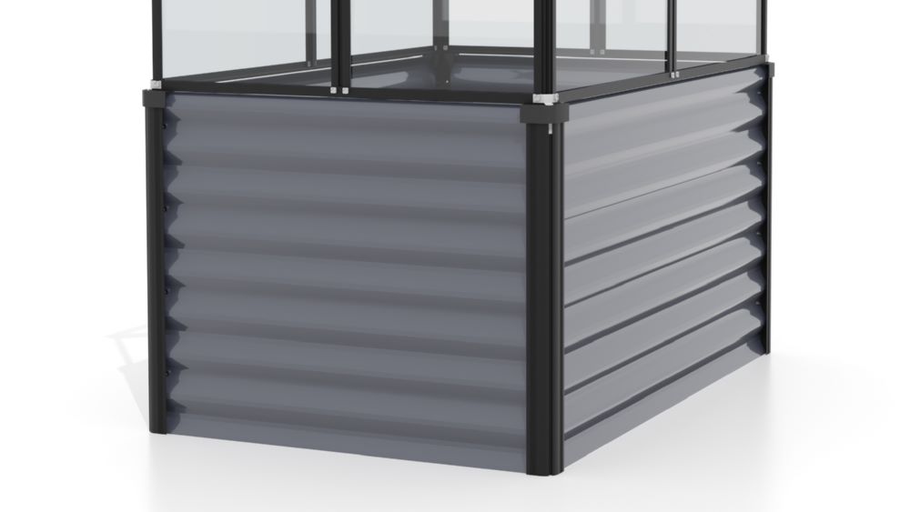 Produktbild Vitavia Frühbeetunterbau RGB Gaia Jumbo granit schwarz