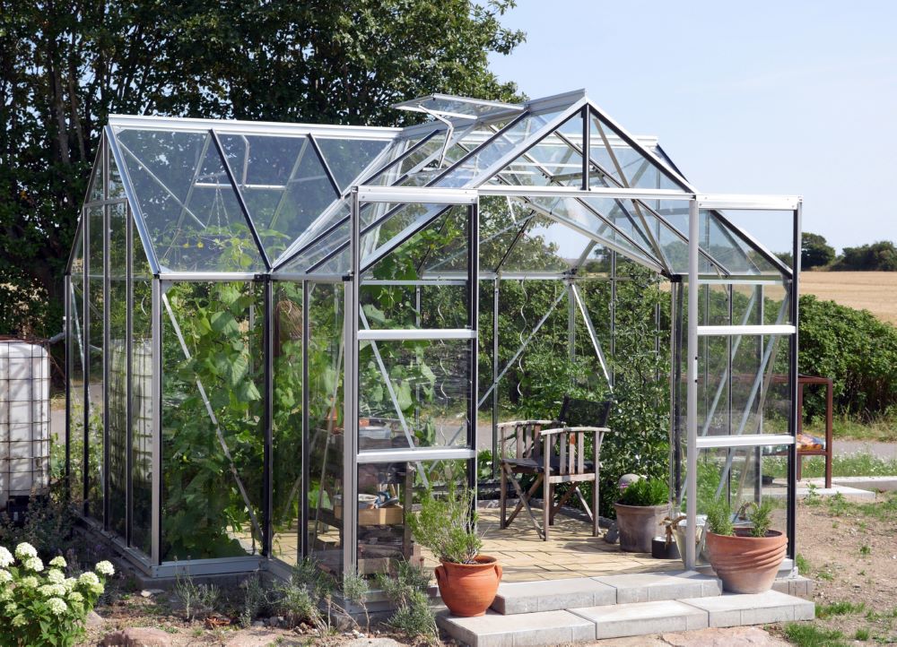 Produktbild Vitavia Gewächshausbausatz Sirius ESG 3 mm alu Länge 3833 mm bild 4