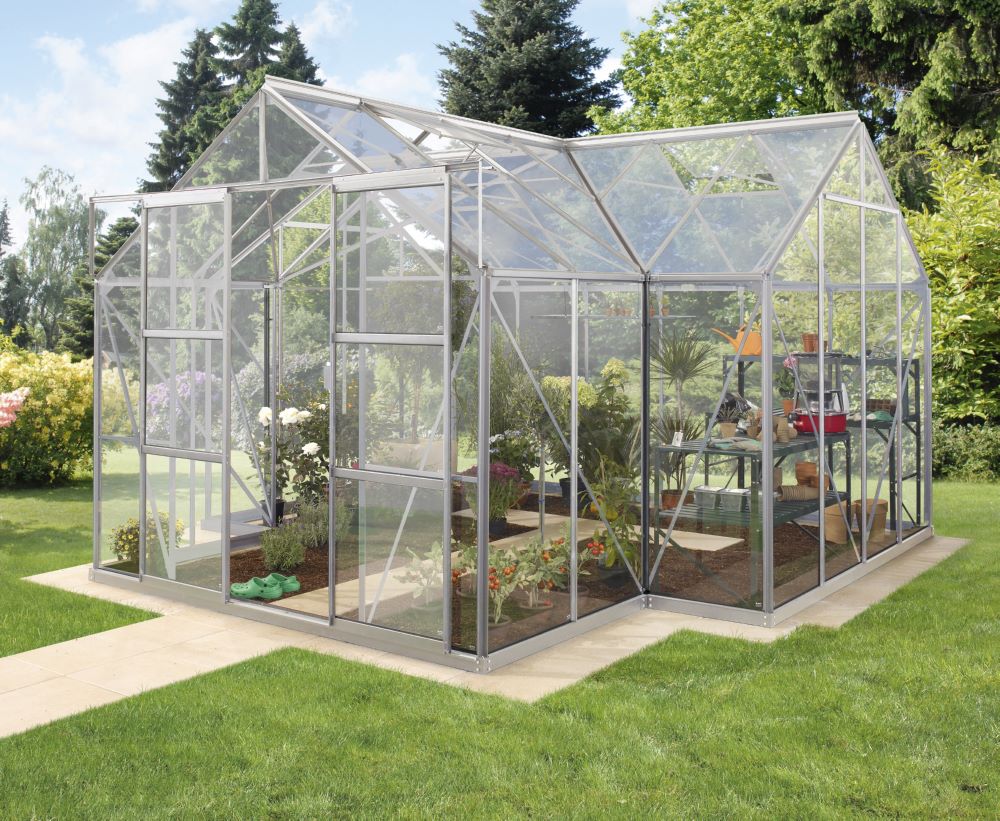 Produktbild Vitavia Gewächshausbausatz Sirius ESG 3 mm alu Länge 3833 mm bild 6