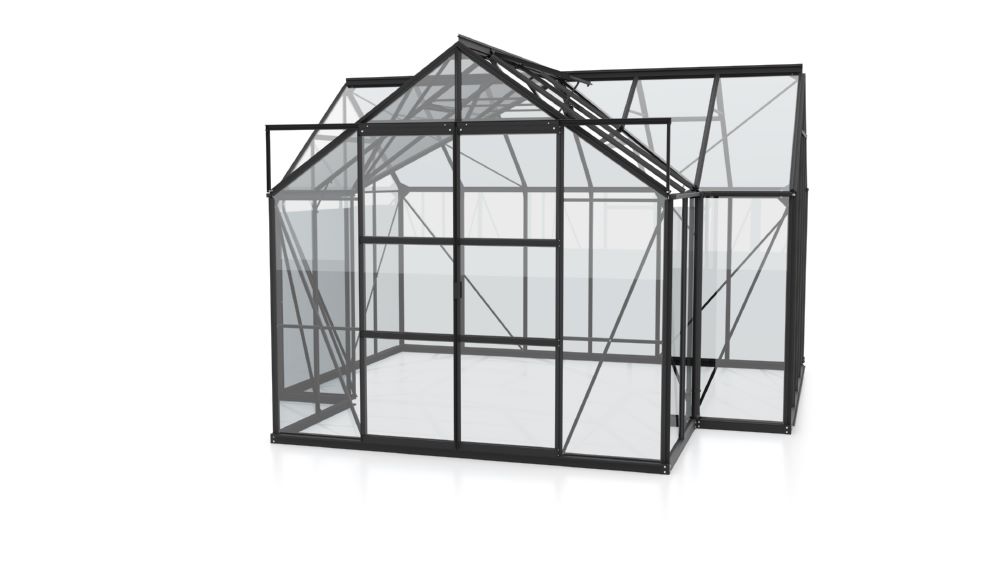 Produktbild Vitavia Gewächshausbausatz Sirius ESG 3 mm schwarz