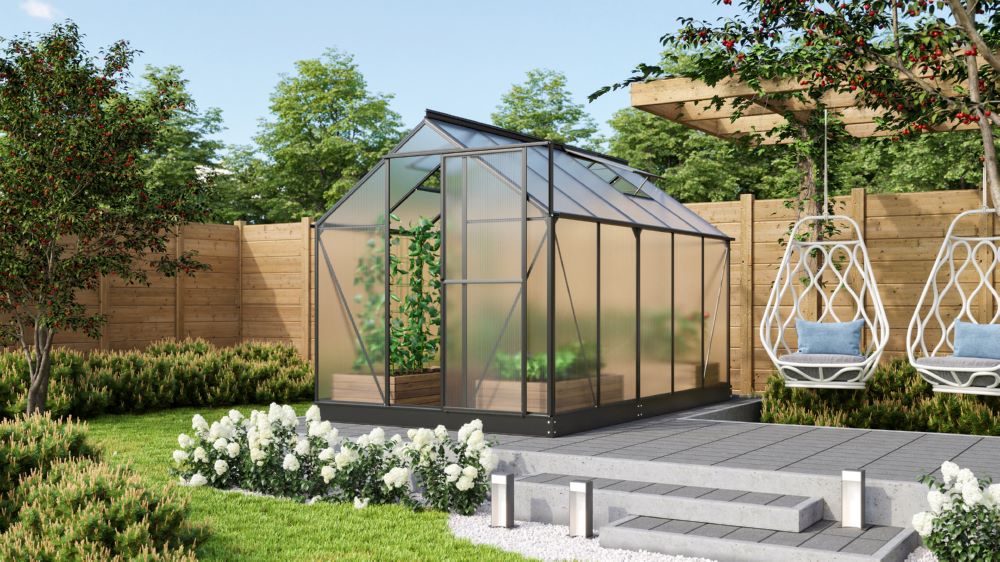 Produktbild Vitavia Gewächshausbausatz Triton 6200 Maße 3171 x 1977 mm bild 2