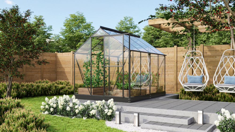 Produktbild Vitavia Gewächshausbausatz Triton 5000 ESG 3 mm Traufe 1234 mm bild 3