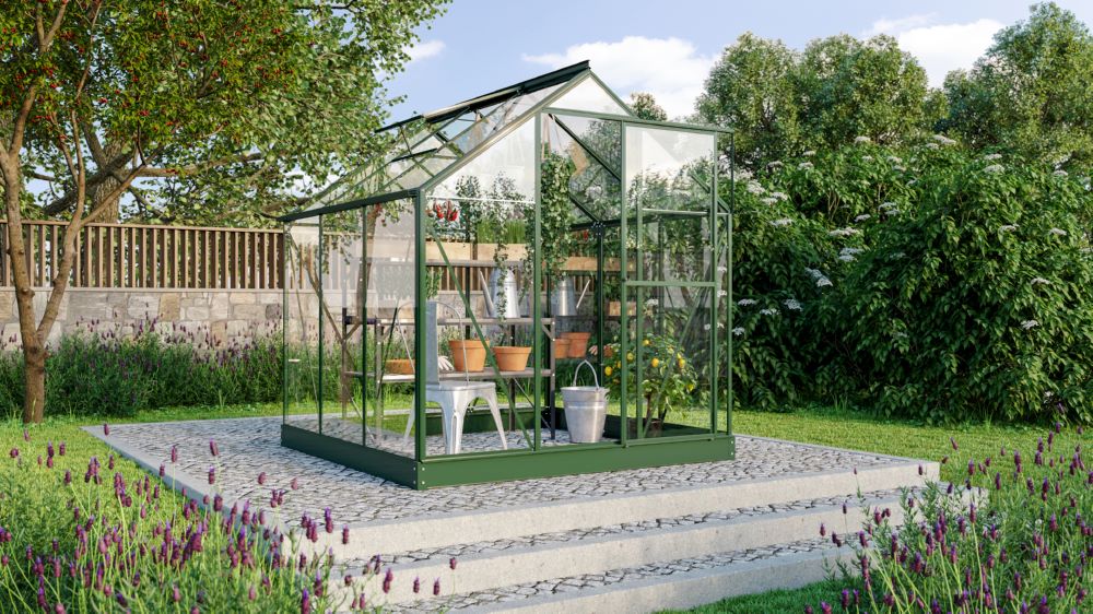 Produktbild Vitavia Triton 3800 ESG 3 mm smaragd Breite 1977 x Länge 1925 mm bild 2