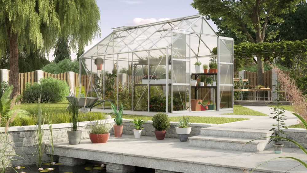 Produktbild Vitavia Gewächshaus Uranus 9900 ESG 3 mm alu bild 3