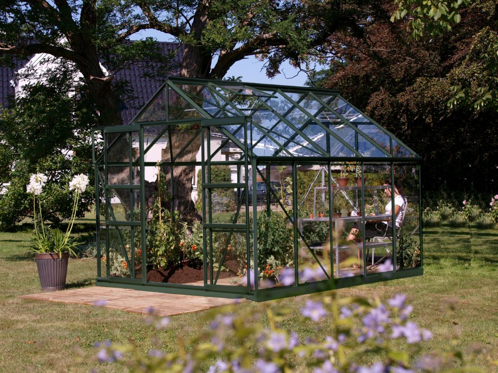 Produktbild Vitavia Gewächshausbausatz Uranus 8300 ESG 3 mm smaragd bild 2