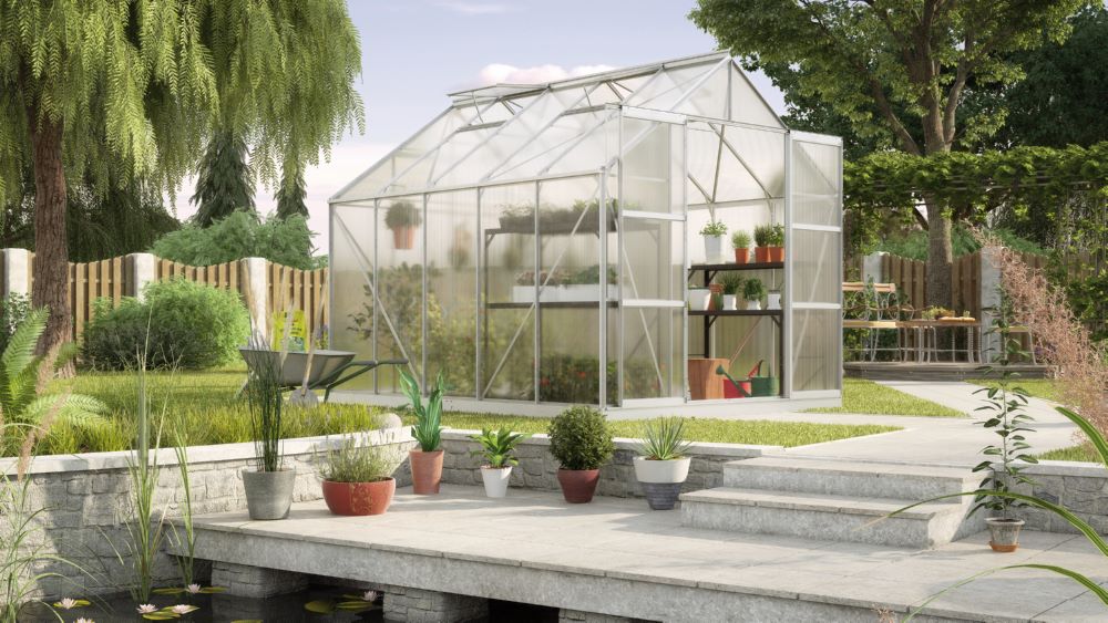 Produktbild Vitavia Gewächshaus Uranus 8300 HKP 6 mm alu