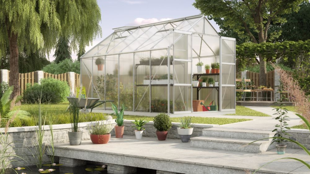 Produktbild Vitavia Gewächshaus Uranus 9900 HKP 4 mm alu bild 2