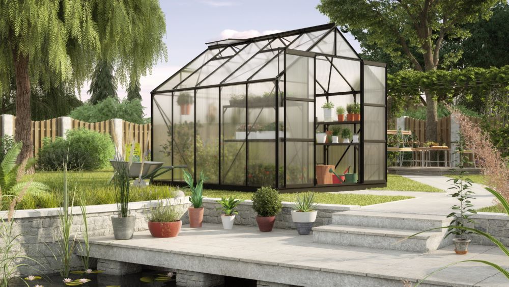 Produktbild Vitavia Gewächshaus Uranus 8300 HKP 6 mm schwarz
