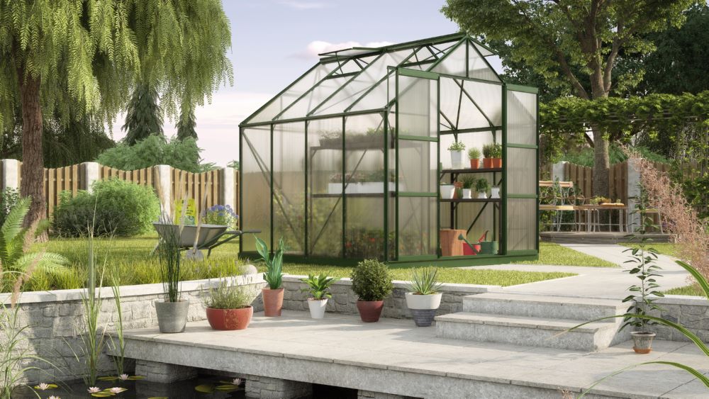 Produktbild Vitavia Gewächshausbausatz Uranus 6700 HKP 6 mm smaragd